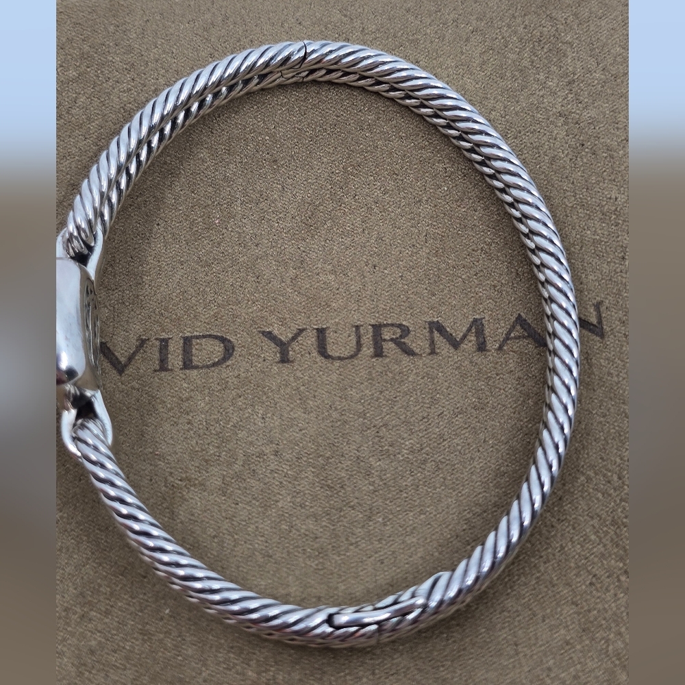 David Yurman Prasiolite & Diamond Albion Bracelet - Picture 7 of 11